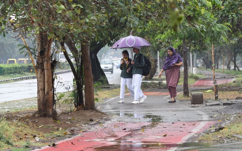 Temperature drops 8 notches, rain likely for 2 more days in Chandigarh