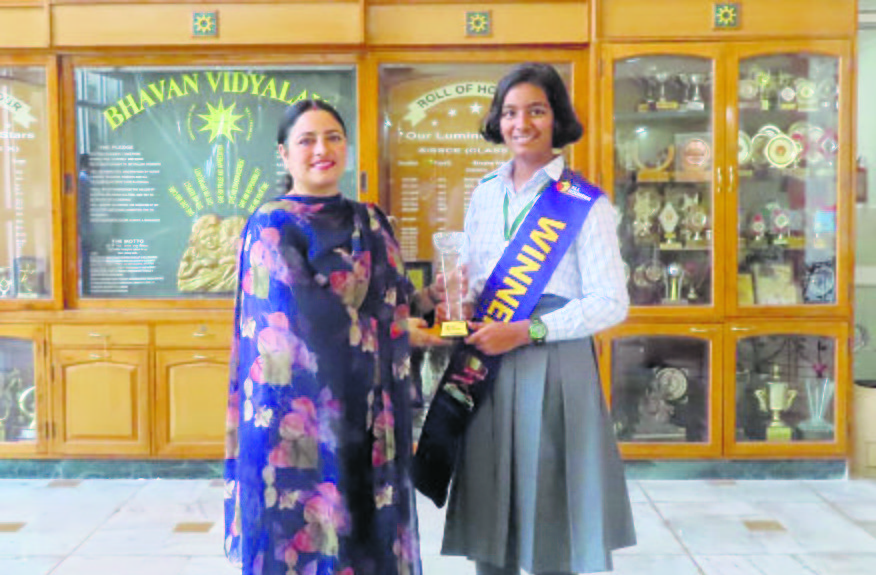 Saanvi wins mastermind trophy
