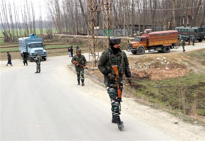 Jawan shot, 2 ultras behind Kashmiri Pandit’s killing eliminated in Pulwama