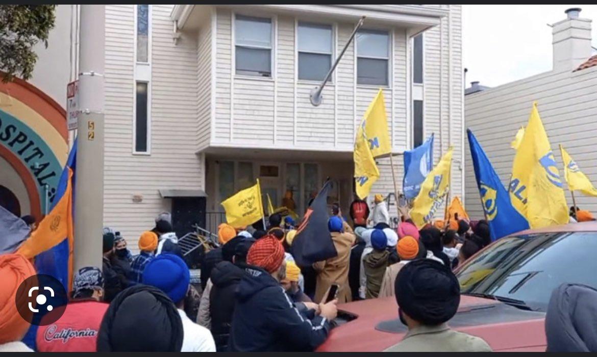 Pro-Khalistan protesters tried to set on fire India's consulate in San Francisco