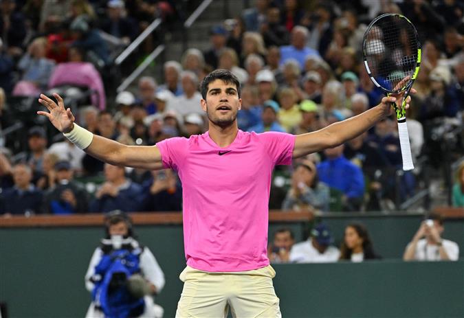 Top seed Alcaraz into semis, Indian Wells defending champion Fritz knocked out