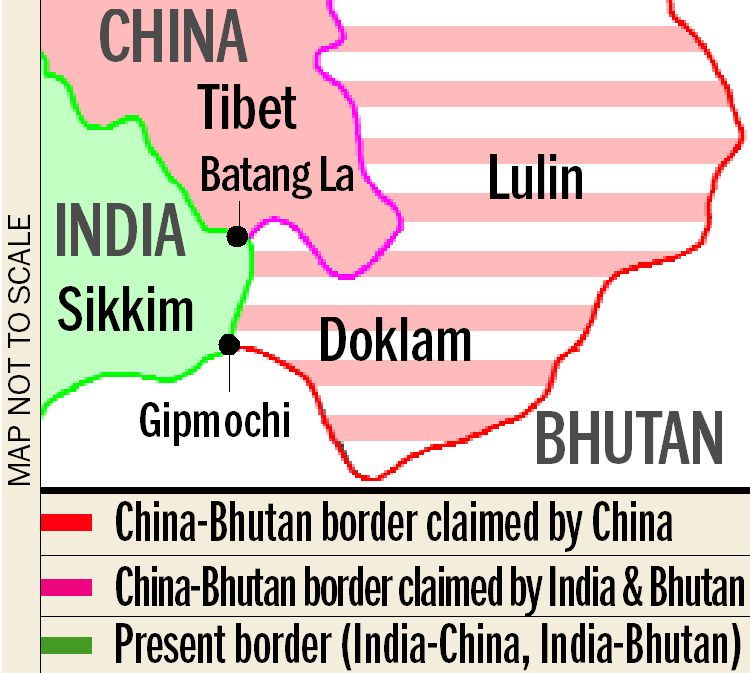 Bhutan changes stance, says China party to Doklam dispute