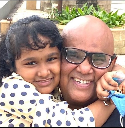 Satish Kaushik's 11-year-old daughter Vanshika shares old photo with father