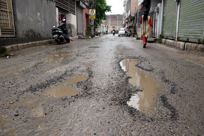 Potholed roads: Rain adds to commuters’ woes