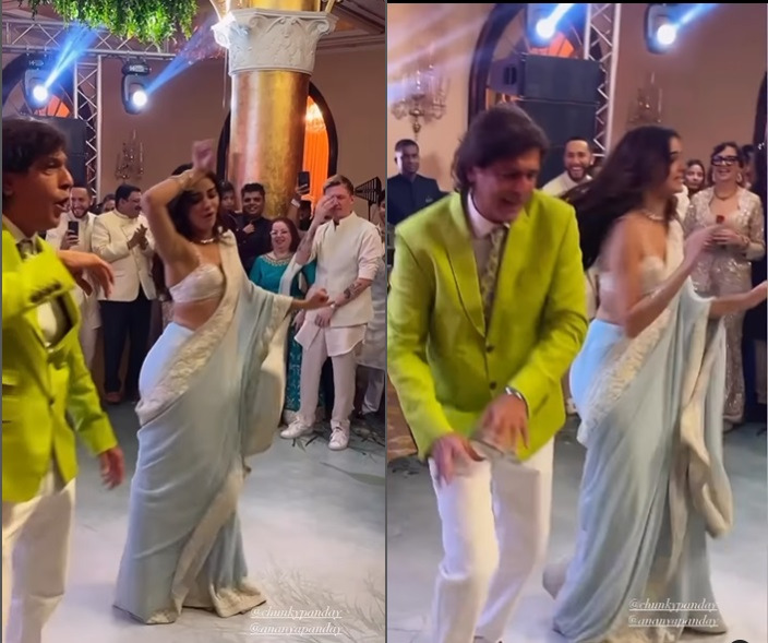 Watch: Ananya Panday dances with dad to 'Saat Samundar Paar'