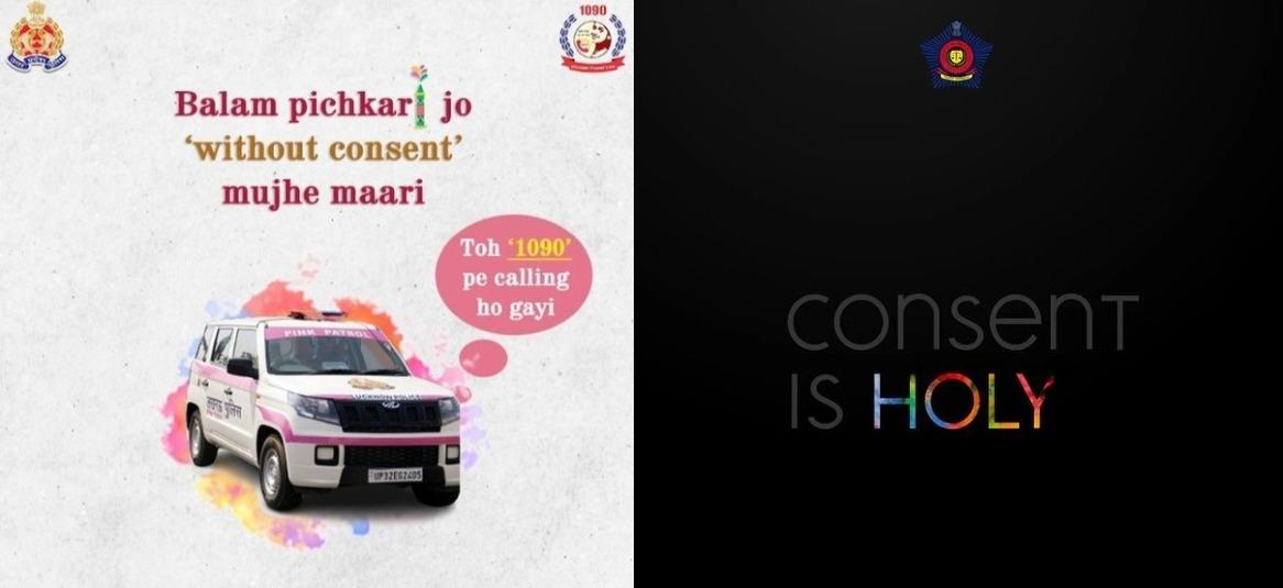 ‘Balam pichkari jo without consent mujhe maari’: UP, Mumbai Police have an important message over ‘consent’ during Holi celebration