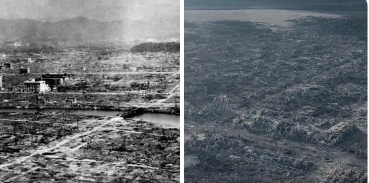 Sad photos show no house left standing in war-hit town in Ukraine; netizens compare it with Hiroshima, Syria