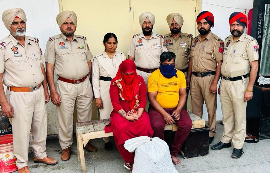 Woman among two nabbed  with poppy husk near Bhogpur