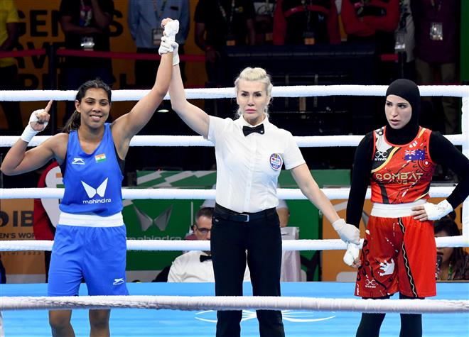 Nikhat Zareen, Manisha Maun advance to pre-quarterfinals of Women’s World Boxing Championships