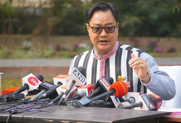 Government yet to receive recommendations by HC collegiums for 216 vacancies of judges: Kiren Rijiju