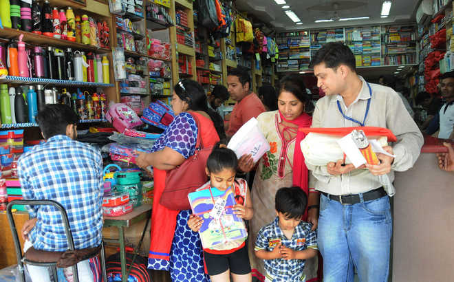 Chandigarh: Parents rush to city bookstores ahead of new academic session