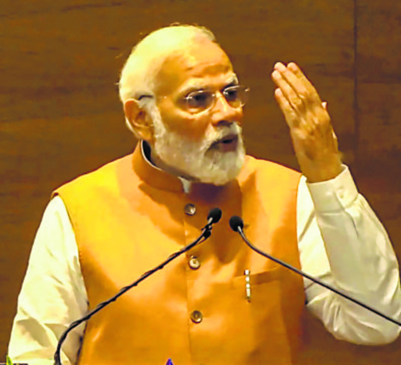 Anti-national forces scrambling as India rises: PM
