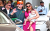 Priyanka Chopra, Nick Jonas bring daughter Malti Marie to India for the first time, see pics
