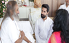 Ravie Dubey on meeting Sri Sri Ravishankar