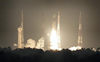 ISRO’s LVM3 rocket carrying 36 satellites blasts off from Sriharikota