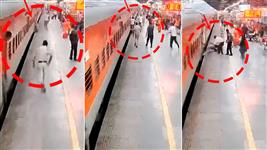 RPF constable saves woman, child from falling under moving train in Gurugram; video goes viral
