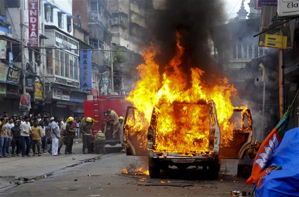 Union Home Ministry seeks report from West Bengal government on violence on Ram Navami; fresh clashes reported in Rishra