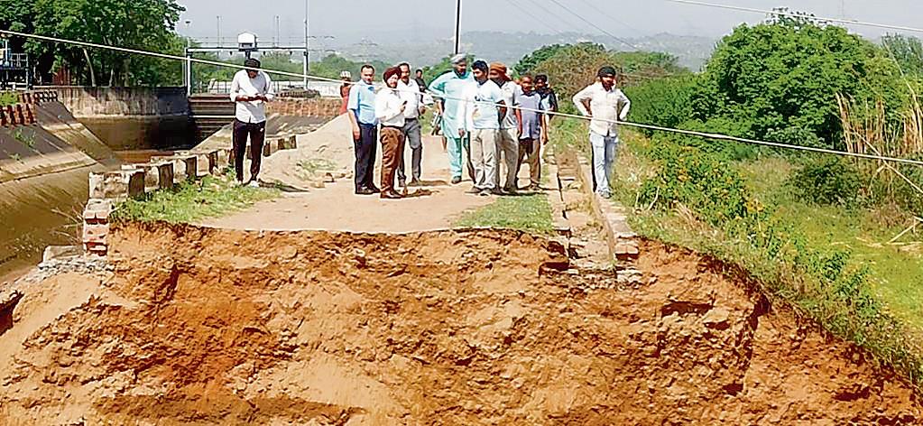Micro-hydel canal breaches in Ropar; crop on 100 acres damaged