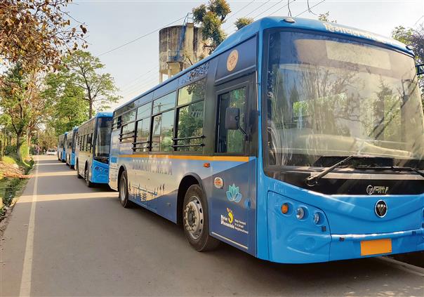HRTC purchases 15 e-buses with Dharamsala Smart City funds