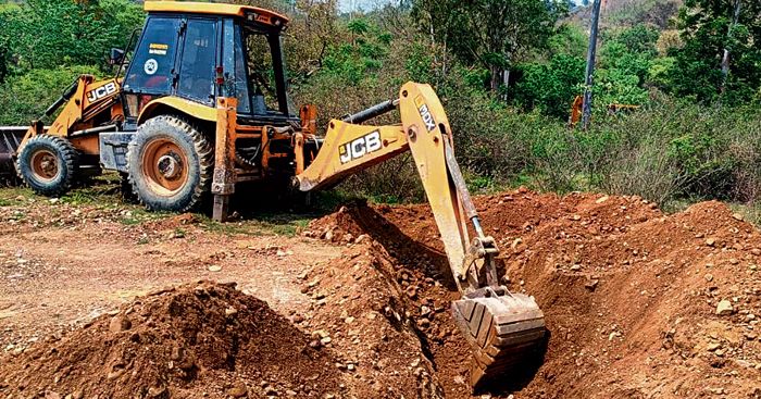 To curb mining, HP forest officials dig up illegal roads