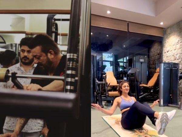 Watch: Shilpa Shetty, Sanjay Dutt set some fitness goals for week ahead