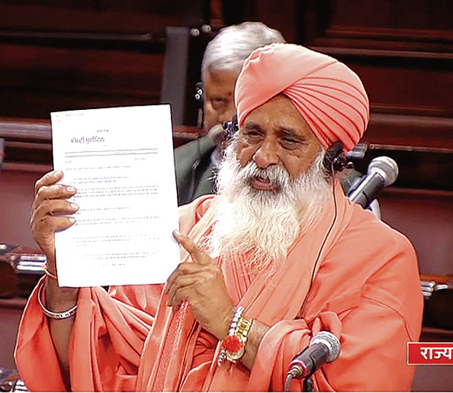 Deadlock in Parliament: Balbir Singh Seechewal writes to Rajya Sabha Chairman Jagdeep Dhankar