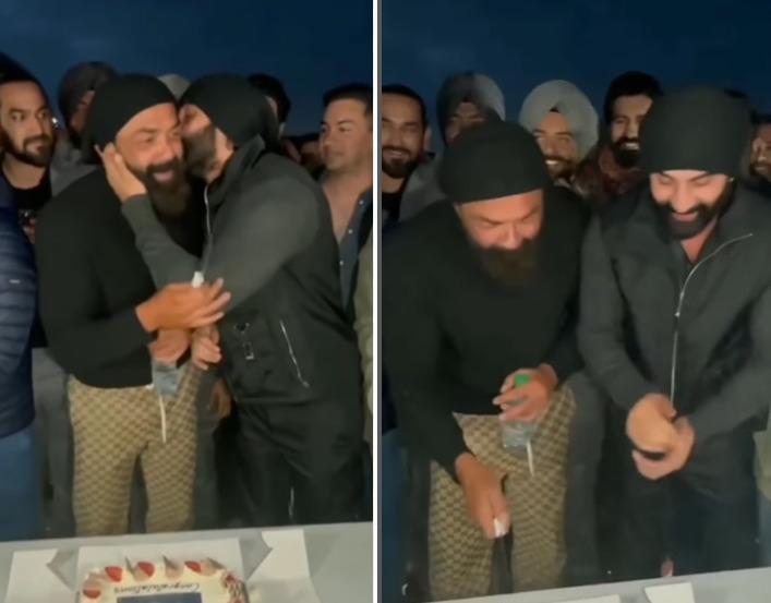 Bobby Deol, Ranbir Kapoor celebrate wrap of 'Animal' with a party, here's the video