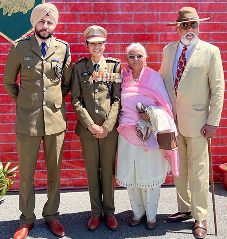 Dr Parneet Grewal continues family tradition of 'uniform'