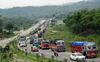 Jammu-Srinagar national highway closed after landslide, over 300 vehicles stranded