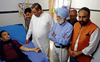 Vijay Sampla visits injured BJP leader