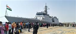 First batch of stranded Indians leaves Sudan in naval ship under 'Operation Kaveri'