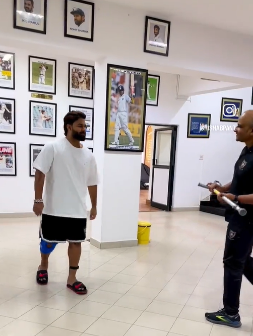 Video: Rishabh Pant celebrates 'No more crutches day' in major recovery milestone, walks on his own