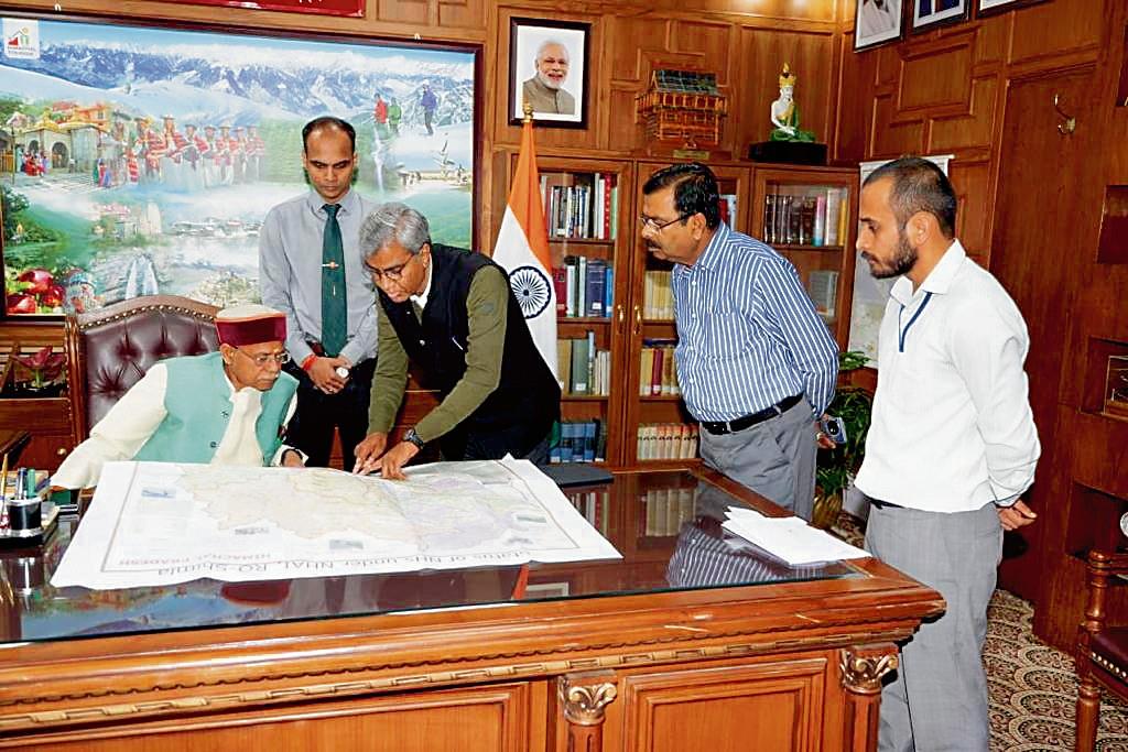 Himachal Governor Shiv Pratap Shukla apprised of highway projects