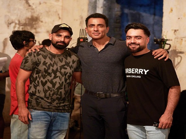 Sonu Sood's picture with cricketers Mohammed Shami, Rashid Khan has 'Fateh' connection
