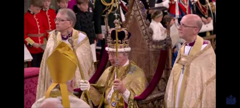 King Charles III crowned at London's Westminster Abbey; tens of thousands line streets to witness moment of history