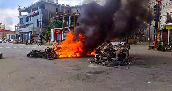 Violence over quota row, 'shoot at sight' in Manipur