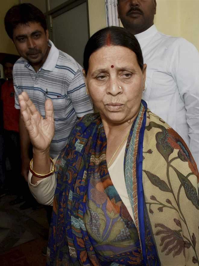 Land-for-jobs PMLA case: Rabri Devi appears before ED for questioning