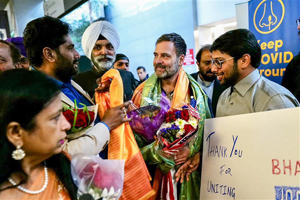 Rahul Gandhi arrives in San Francisco for US visit