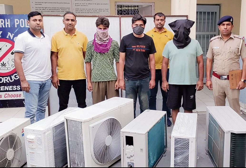 4 held for AC thefts in Chandigarh, 15 units recovered