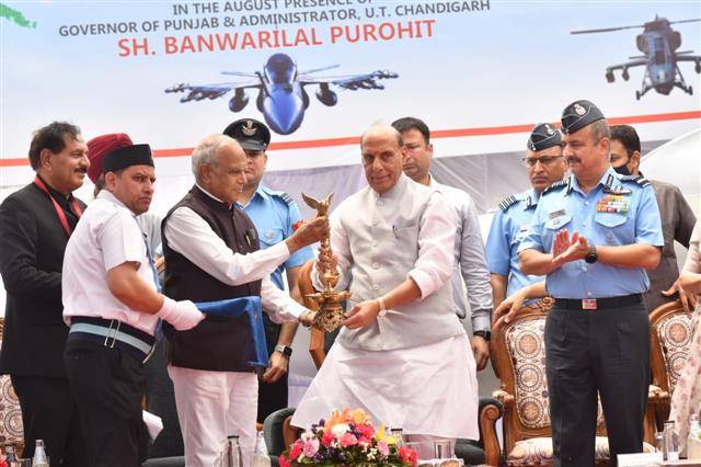 Rajnath Singh inaugurates IAF Heritage Centre in Chandigarh