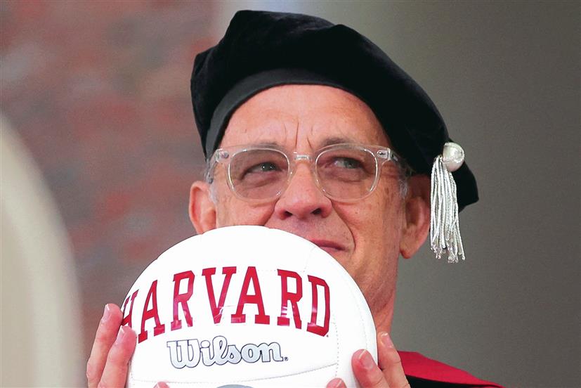 Tom Hanks receives honorary degree from Harvard University