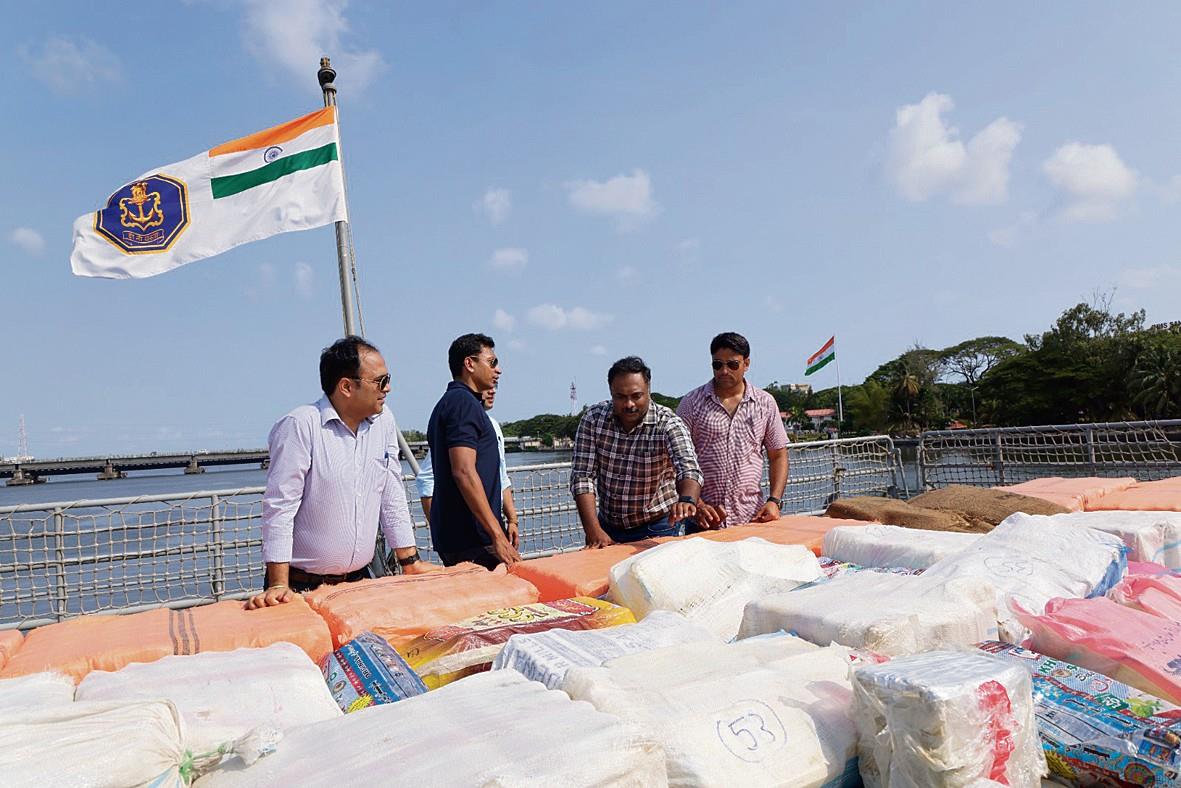 Operation Samudragupt: Narcotics Control Bureau, Navy seize Rs 15,000 crore drugs off Kochi coast