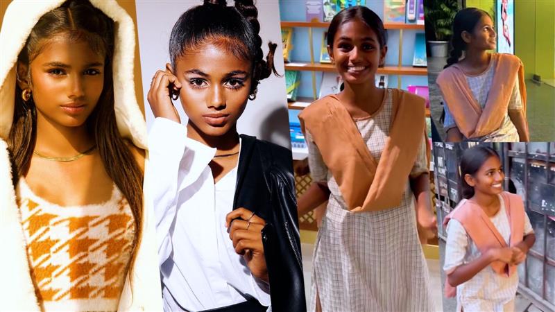 14-year-old Maleesha Kharwa from Mumbai slum becomes face of luxury beauty brand