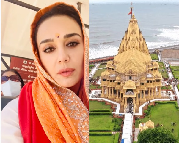 Preity Zinta is' filled with awe' praying at 'incredible' Somnath temple