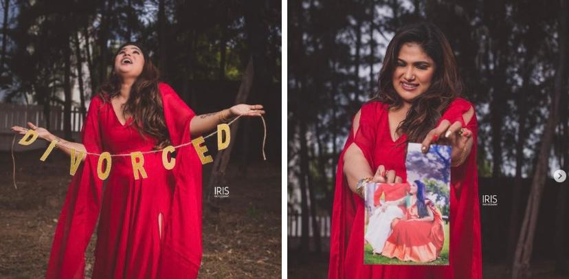 Shalini Sex - Tamil actress embraces post-divorce life with peculiar photoshoot, calls it  a message to 'voiceless' women : The Tribune India