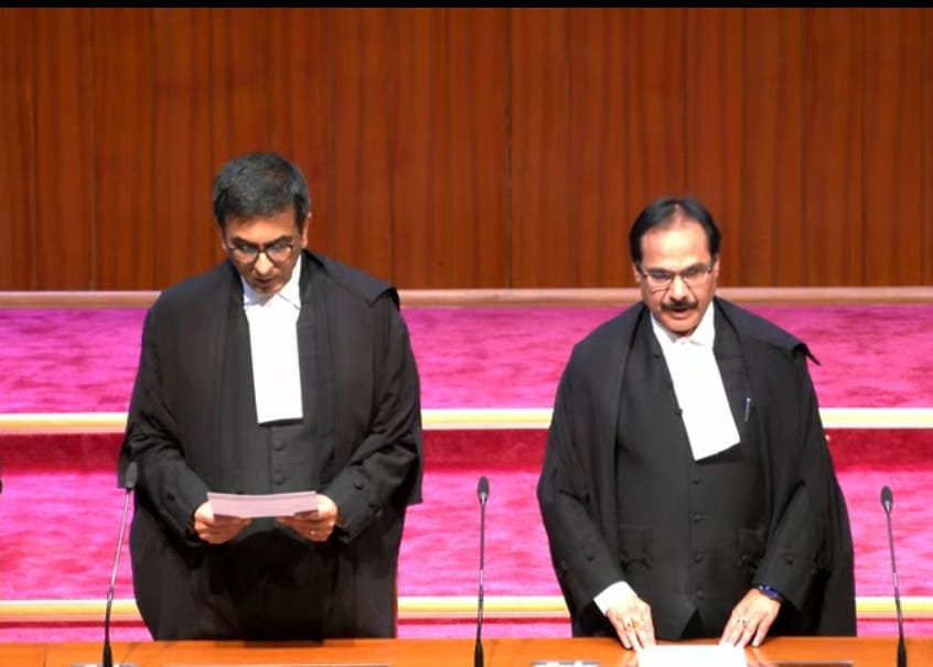 AP CJ Prashant K Mishra, senior advocate KV Viswanathan take oath as Supreme Court judges