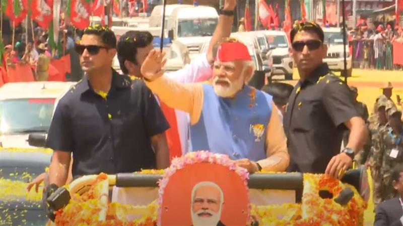 PM Modi holds roadshow in Bengaluru as BJP raises poll pitch in Karnataka