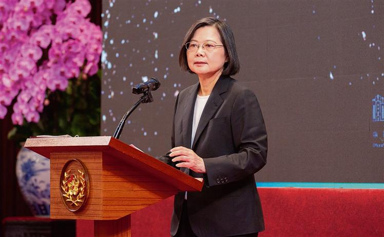 War not an option: Taiwan President