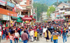 Tourist footfall up in Manali