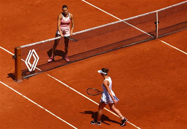 French Open: World No. 2 Sabalenka to face Muchova in semi-finals, takes stand against war
